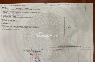 Bán 250m đất Biệt thự - Khu đô thị Nguyên Khê - Trung tâm xã Phúc Thịnh